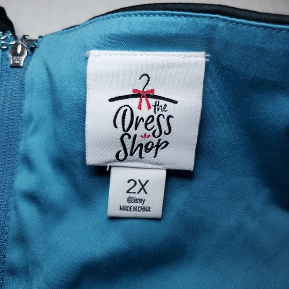 Disney Dress Shop Haunted Mansion Size 2X Teal Retro Style Sleeveless A-Line - Picture 11 of 15